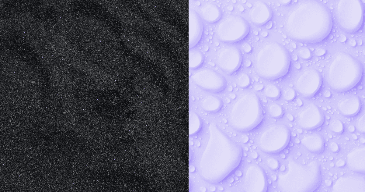 Black and Periwinkle