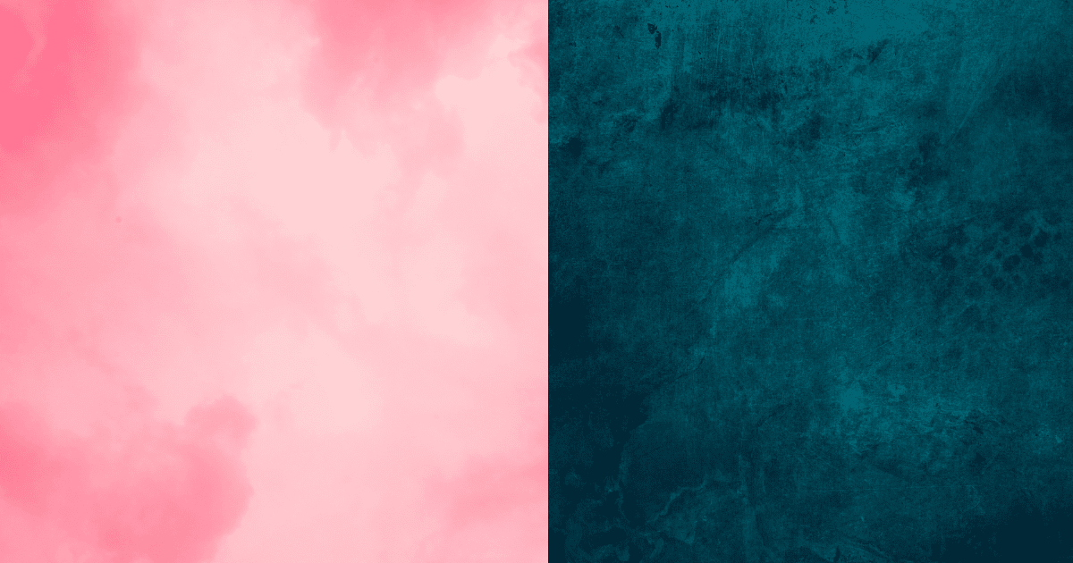 Pink and Dark Teal