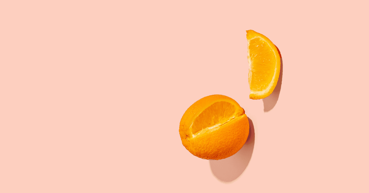Orange and Peach