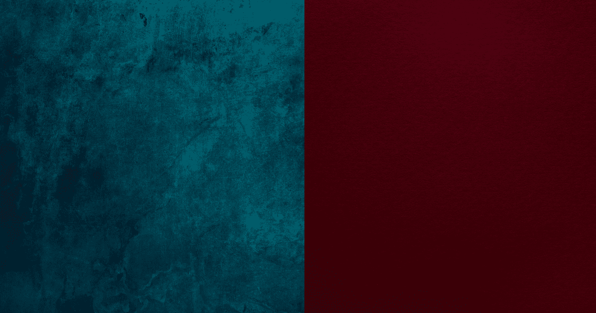 Burgundy and Teal