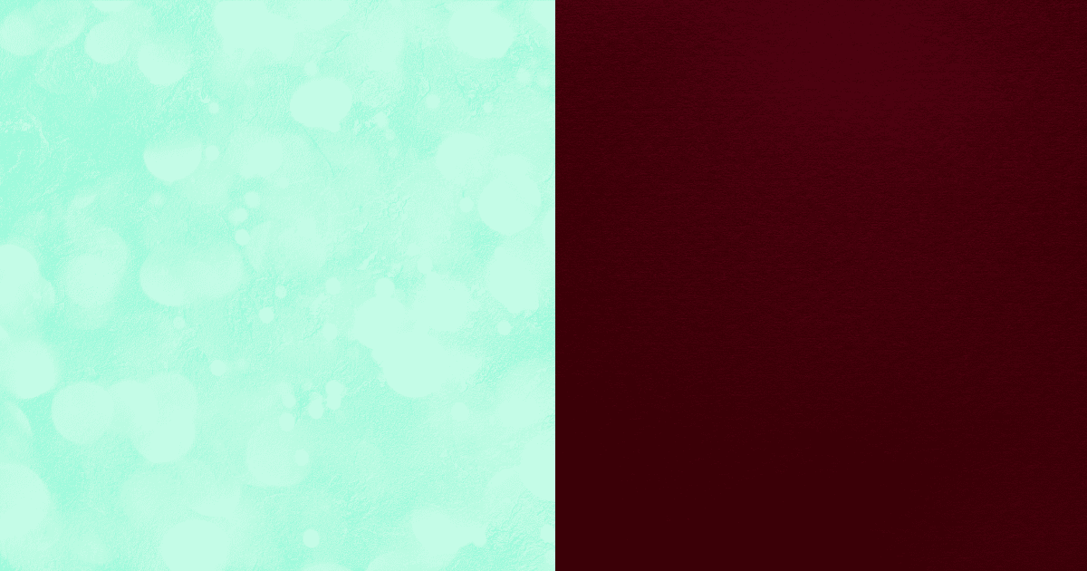 Burgundy and Mint