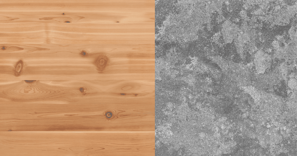Knotty Pine and Gray