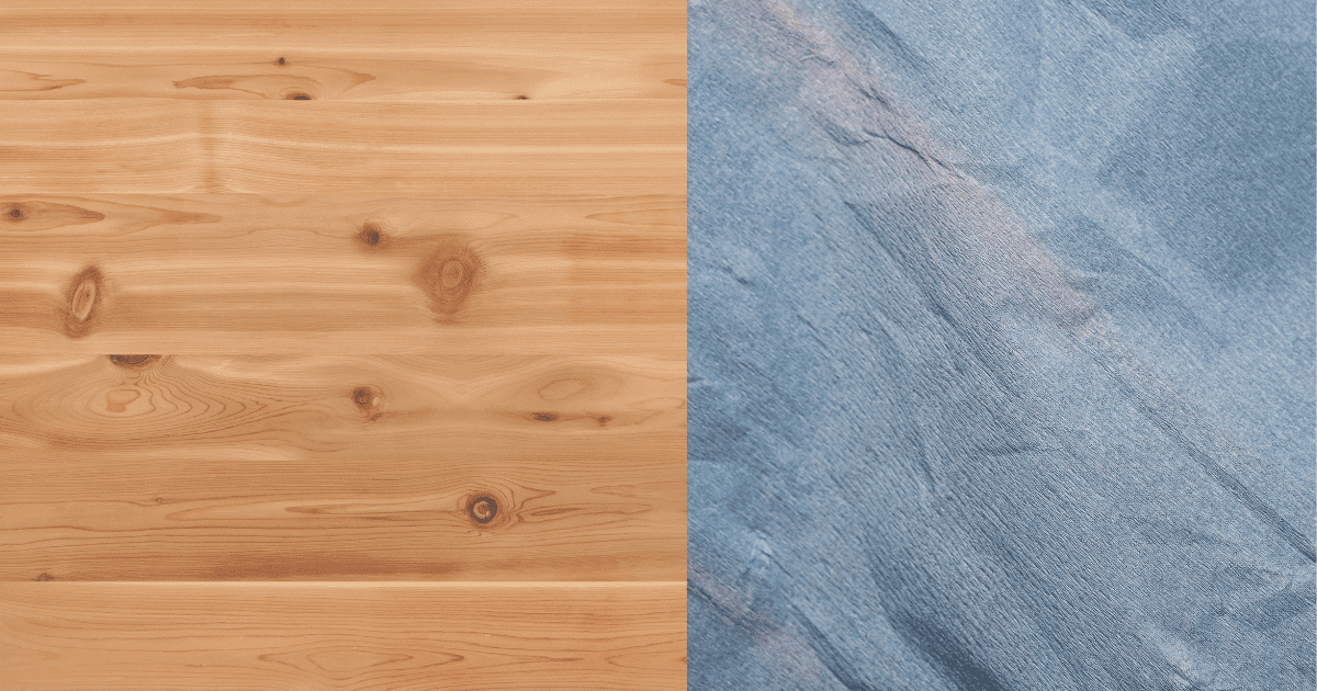 Knotty Pine and Country Blue