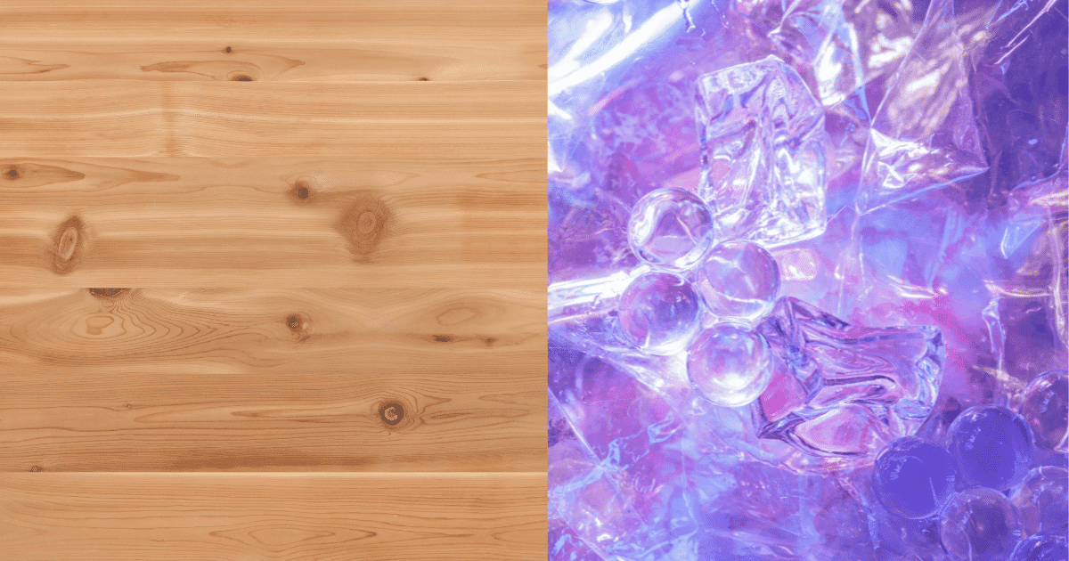 Knotty Pine and Lavender