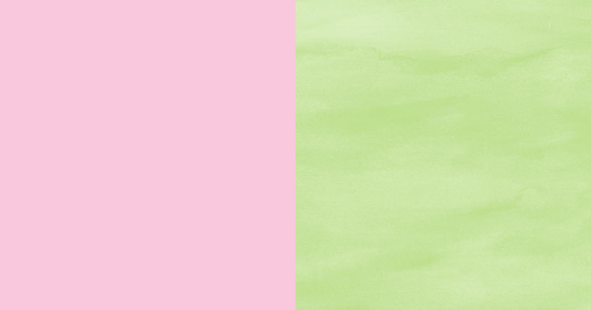 Pastel Pink and Pale Green