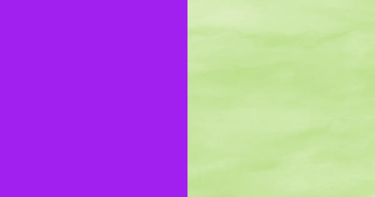 Purple and Pale Green