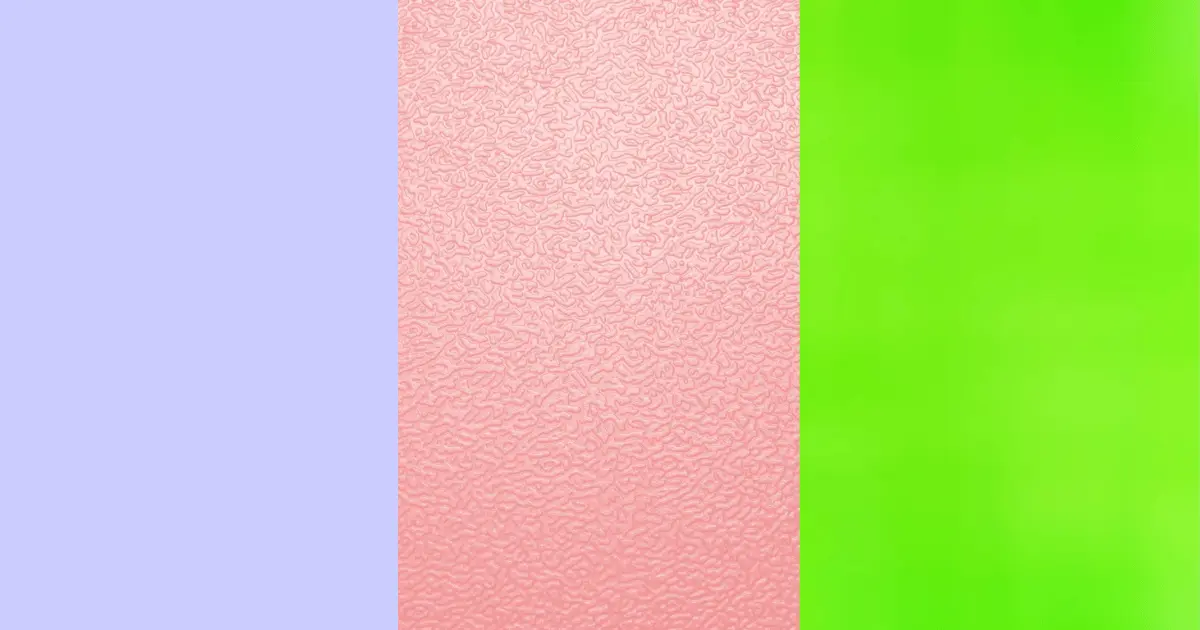 Periwinkle, Pink, And Lime