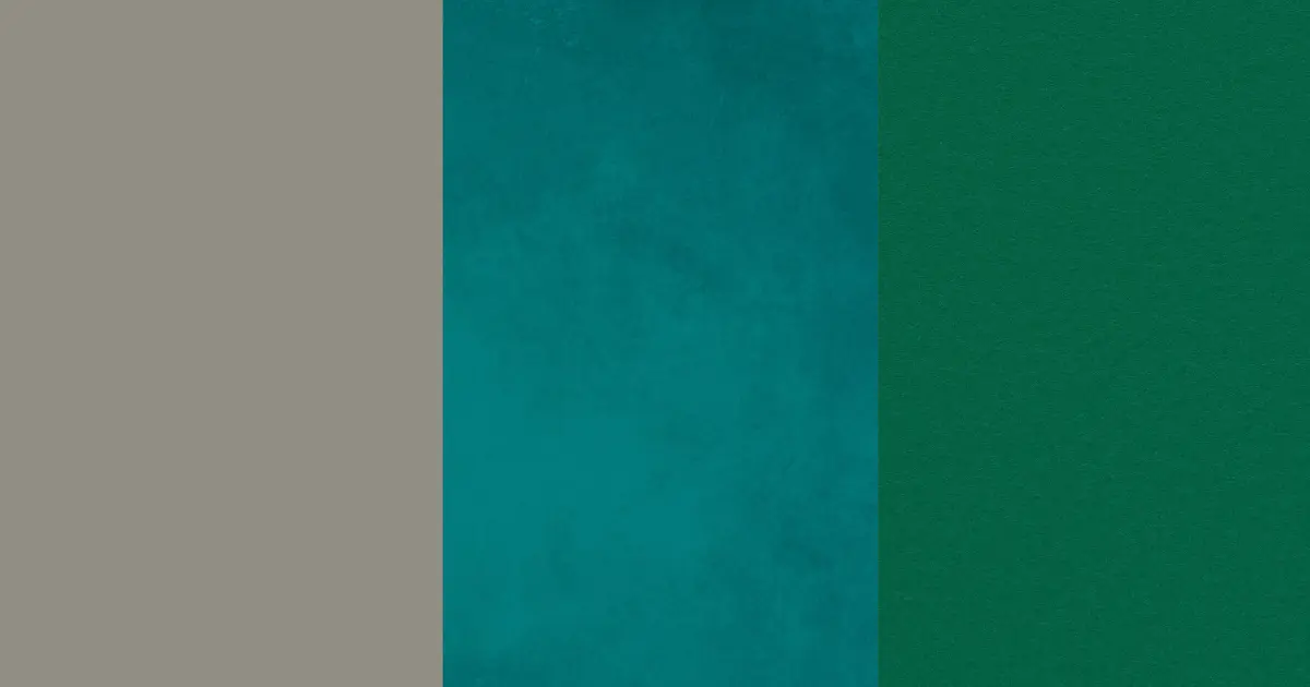 Gray-stone, Teal, And Emerald