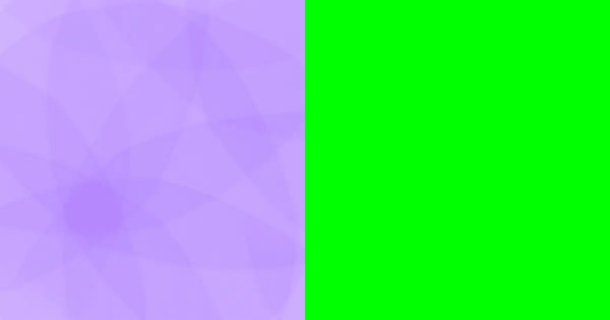 Purple and Green