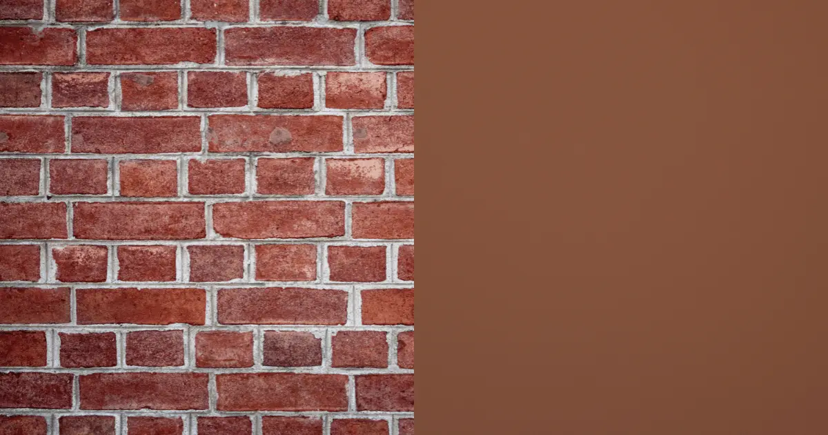 Red Brick Wall and Brown