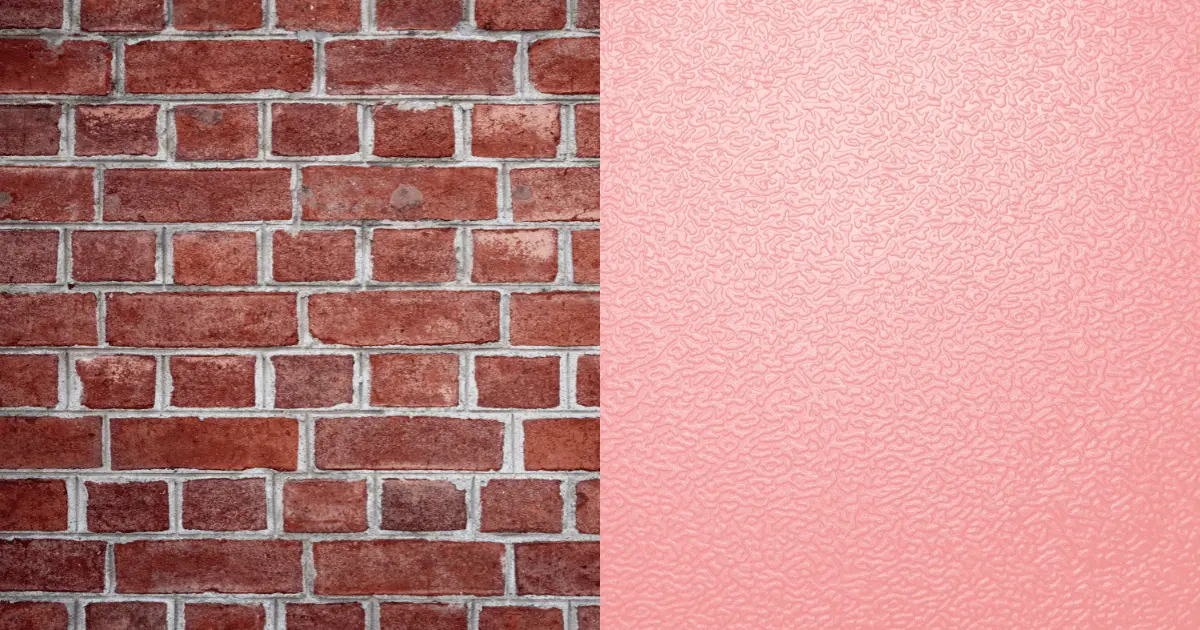 Red Brick Wall and Pink