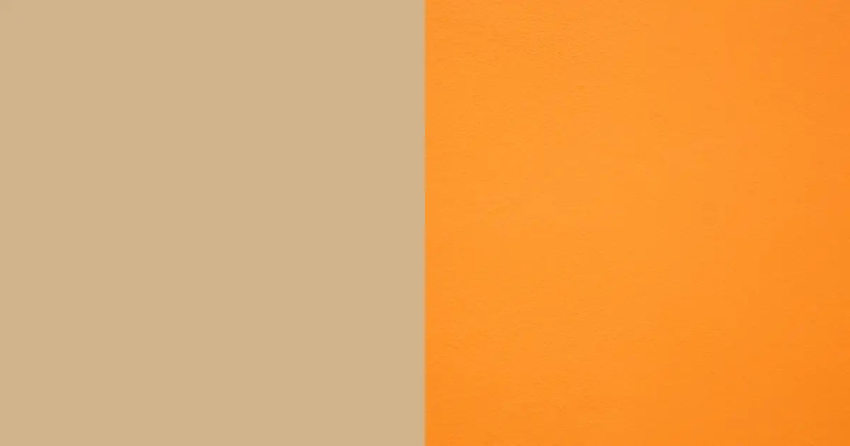 Tan and Orange