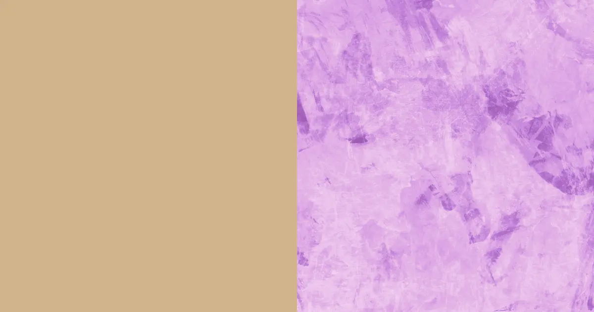 Tan and Lavender
