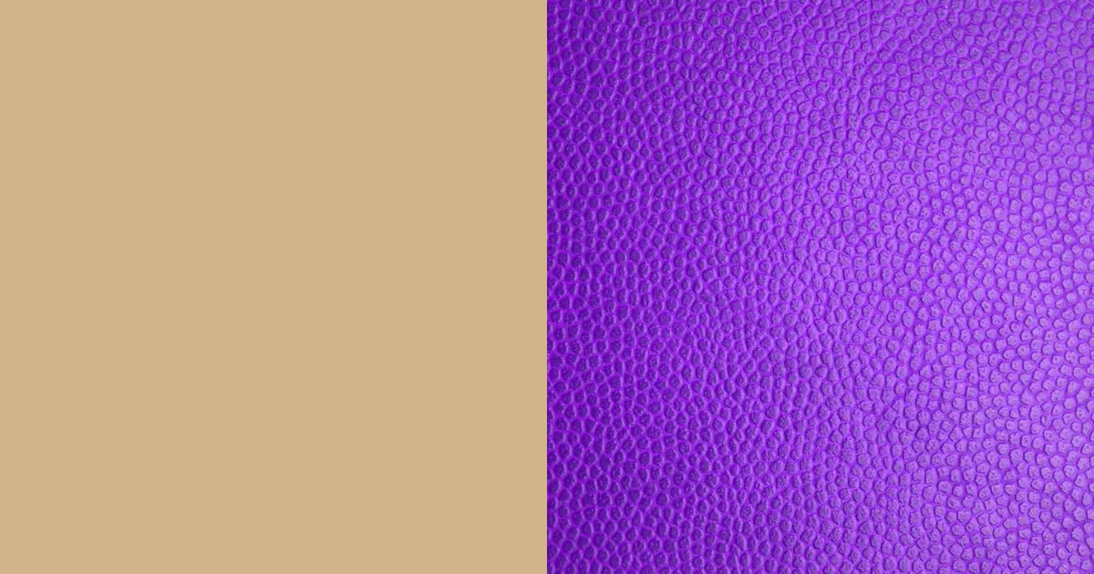 Tan and Purple