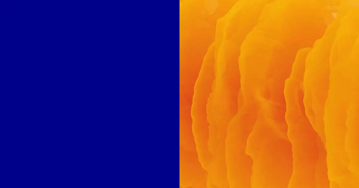 Dark Blue and Orange